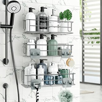 Thideewiz Adhesive Hanging Shower Caddy