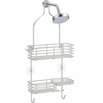 SMARTAKE Hanging Shower Head Caddy