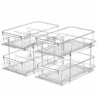 LANDNEOO 2 Tier Clear Organizer
