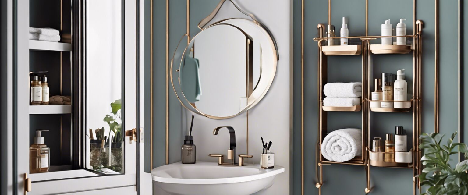 Wall-mounted adjustable bathroom storage rack
